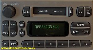 Codes for Jaguar Radios